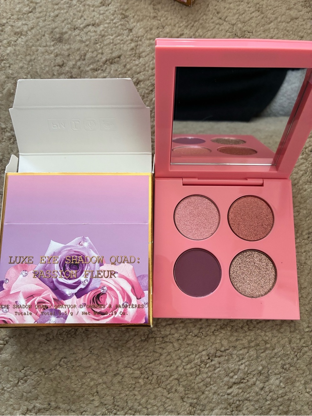 Pat McGrath luxe eyeshadow quad in PASSION FLEUR 5.5g